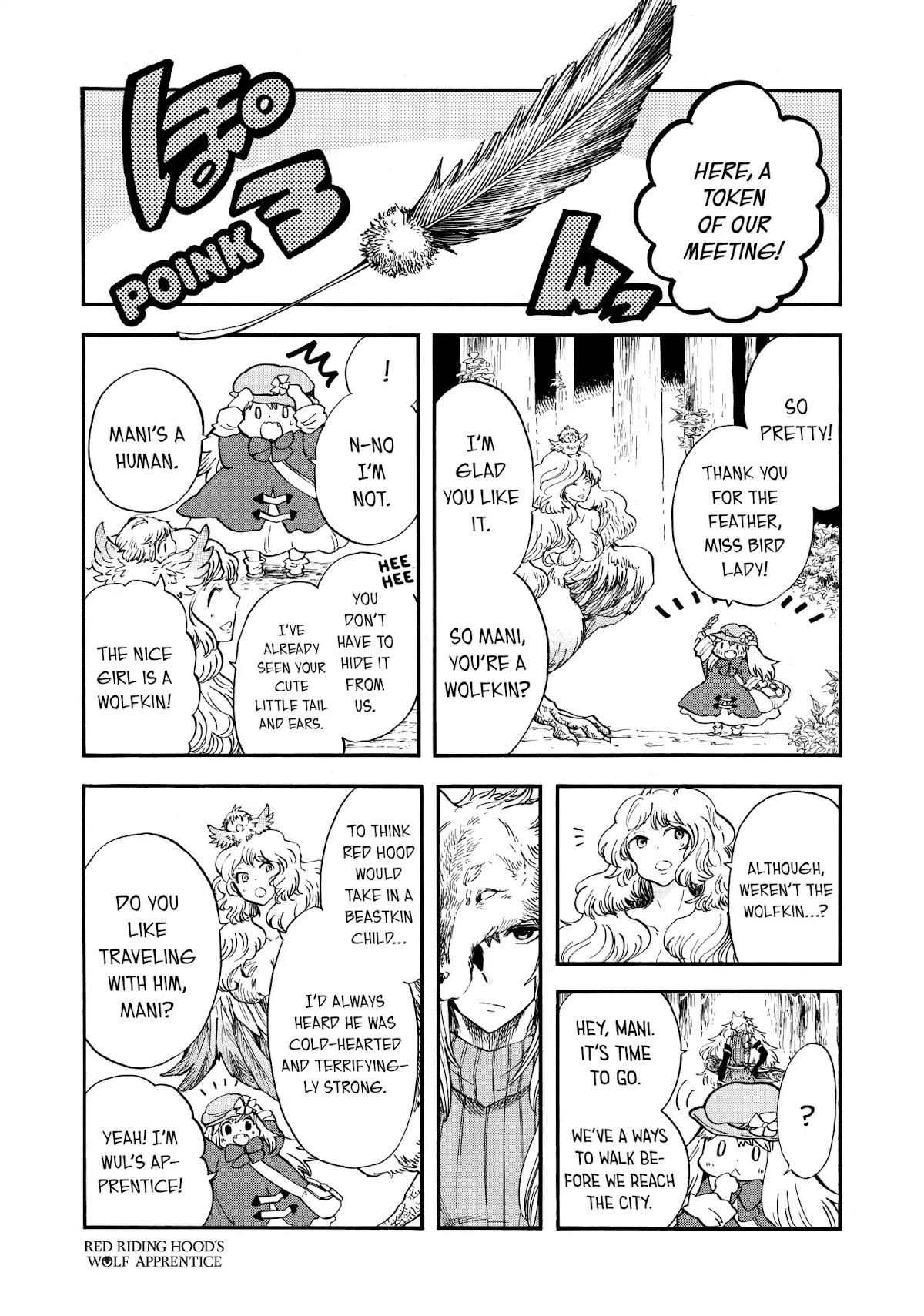 Akazukin no okami deshi Chapter 4 page 1 - Chapter 4: Wandering in Search of the Fourfold Sign