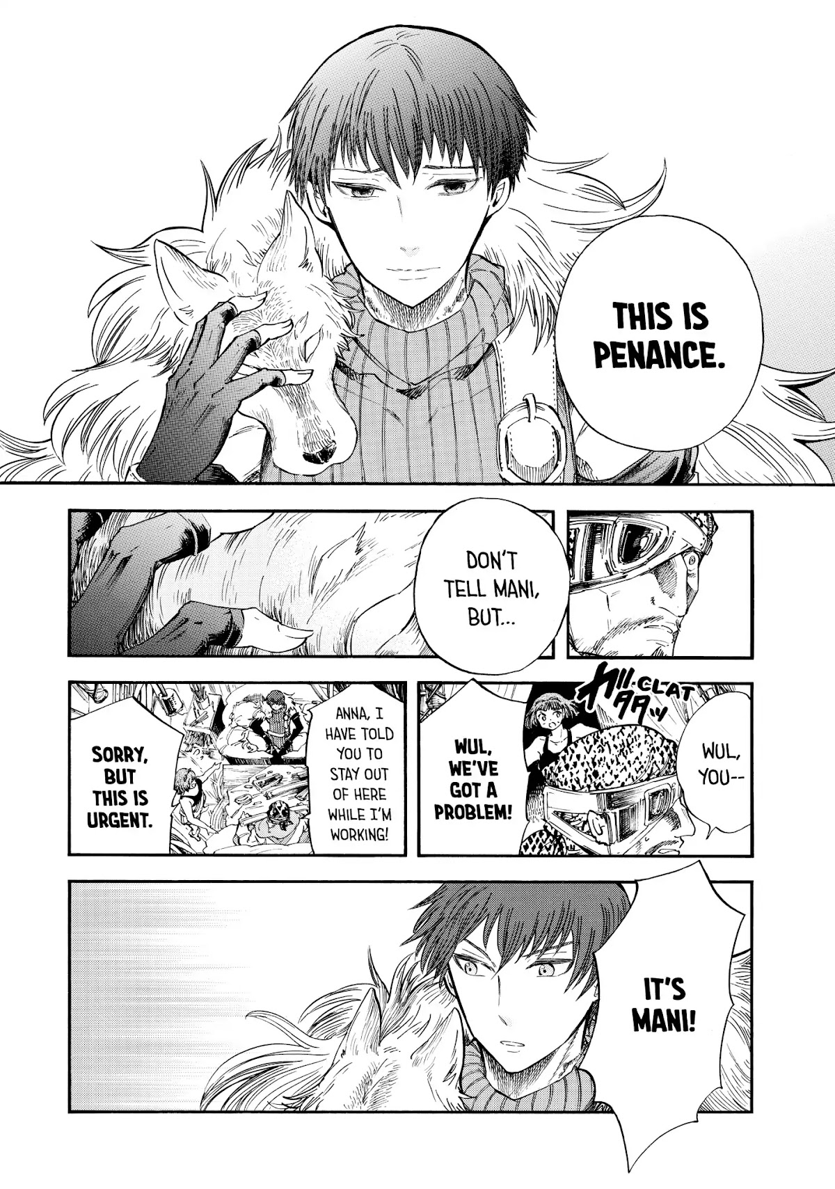 Akazukin no okami deshi Chapter 4 page 38 - Chapter 4: Wandering in Search of the Fourfold Sign