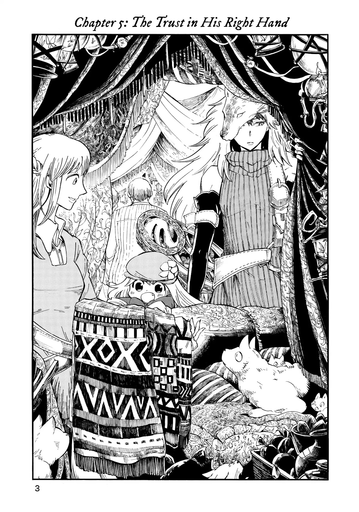 Akazukin no okami deshi Chapter 5 page 4 - Chapter 5: The Trust in His Right Hand