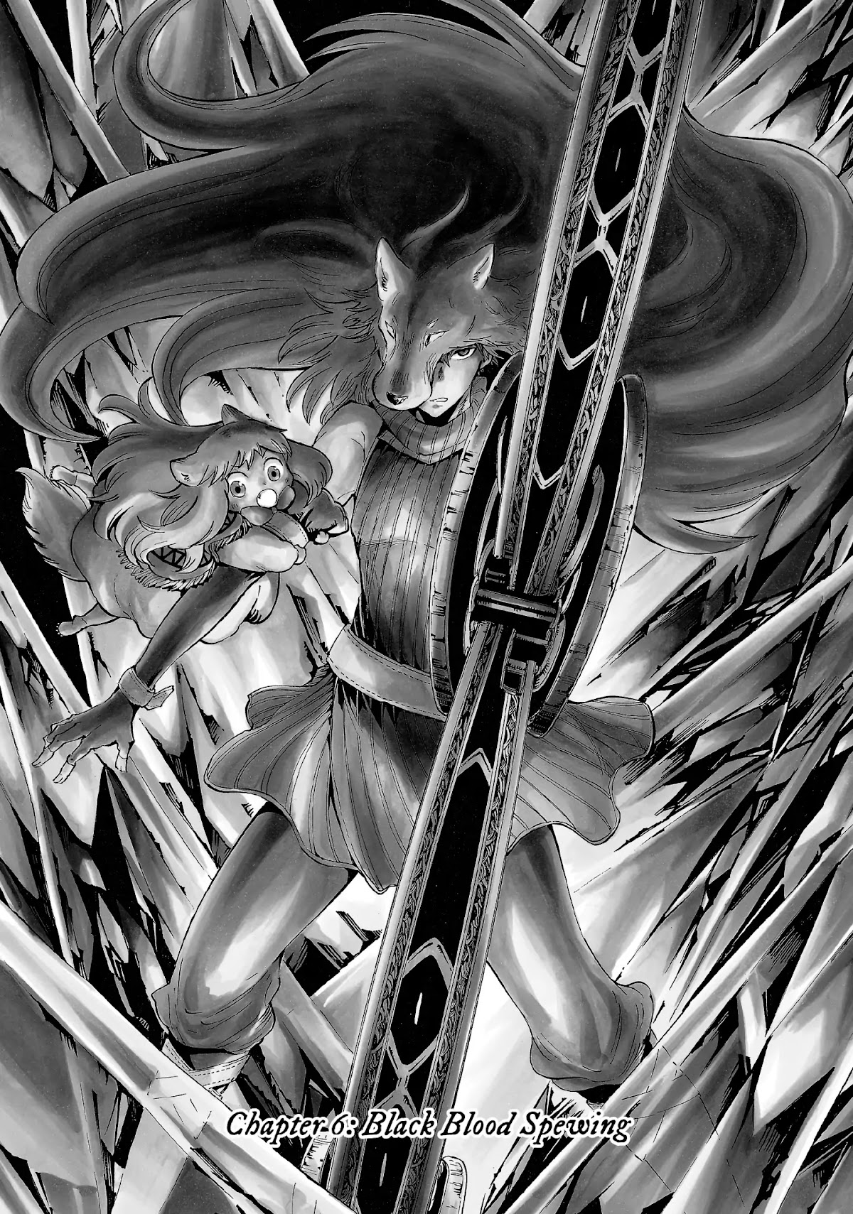 Akazukin no okami deshi Chapter 6 page 1 - Chapter 6: Black Blood Spewing