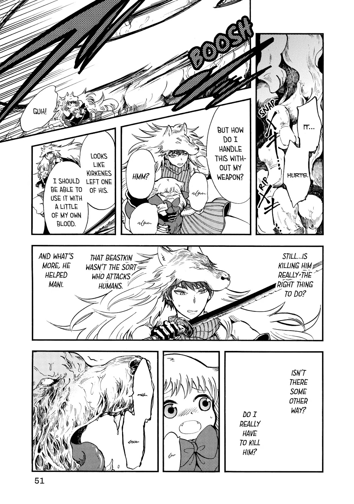Akazukin no okami deshi Chapter 6 page 11 - Chapter 6: Black Blood Spewing