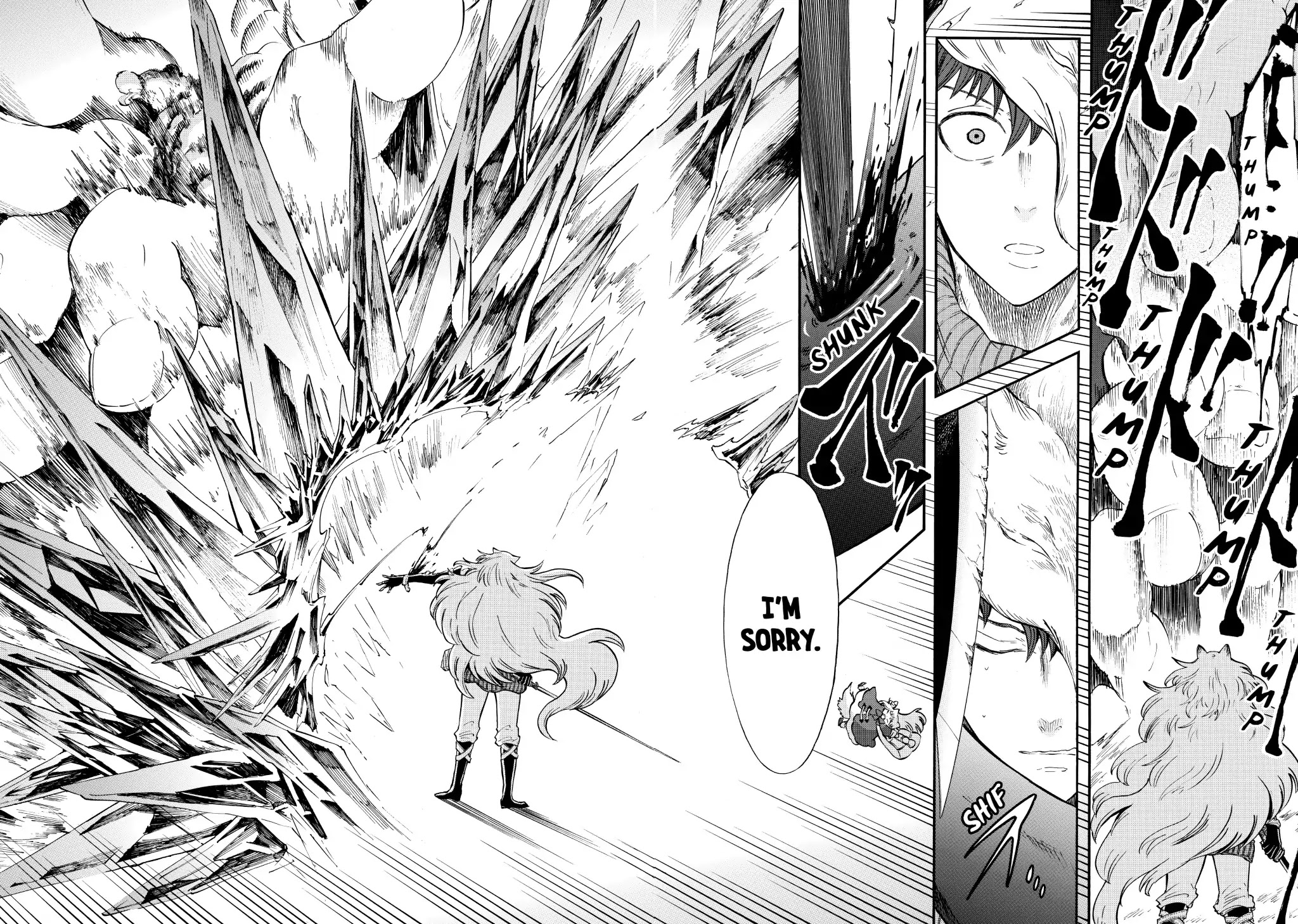 Akazukin no okami deshi Chapter 6 page 12 - Chapter 6: Black Blood Spewing