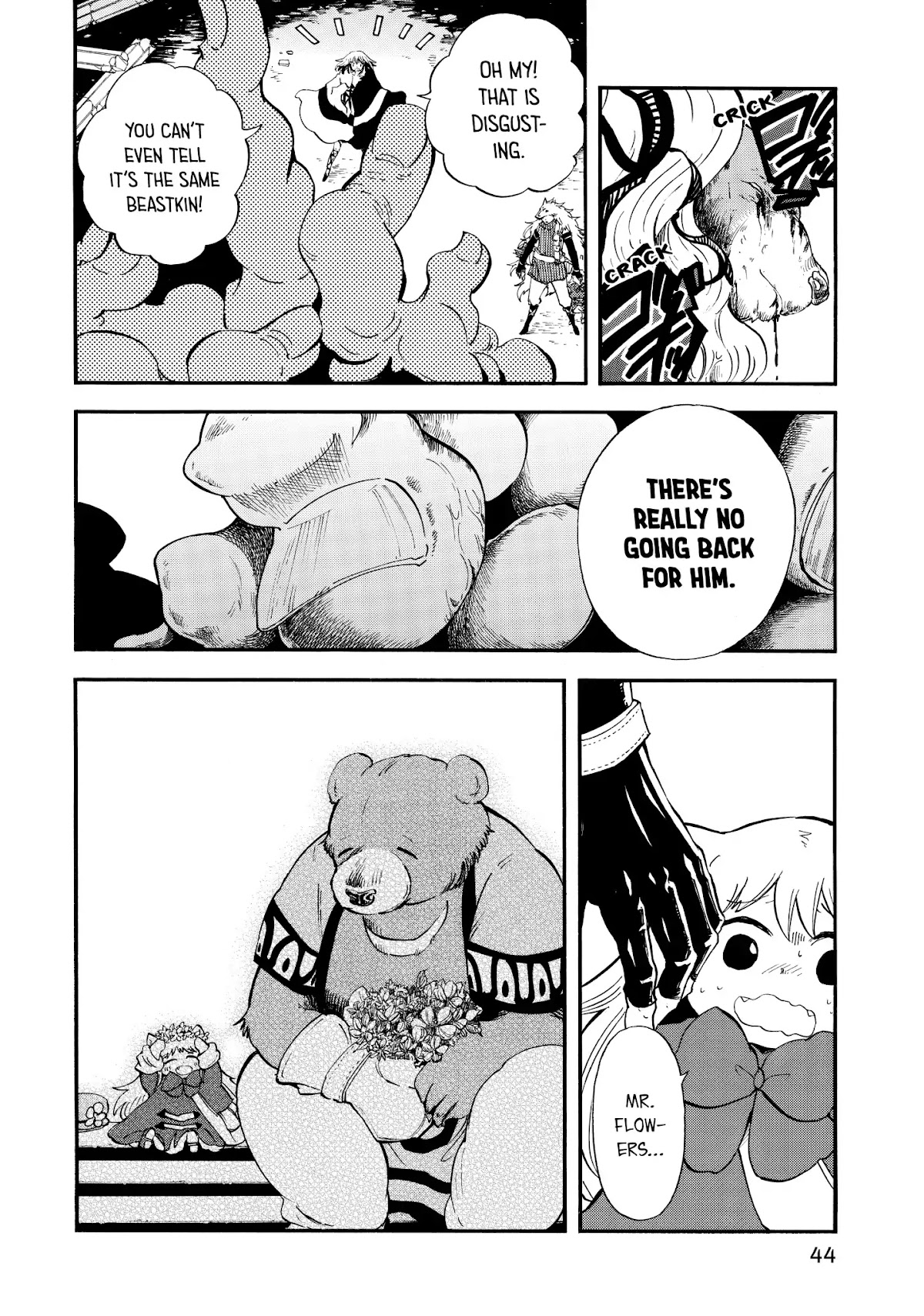 Akazukin no okami deshi Chapter 6 page 4 - Chapter 6: Black Blood Spewing