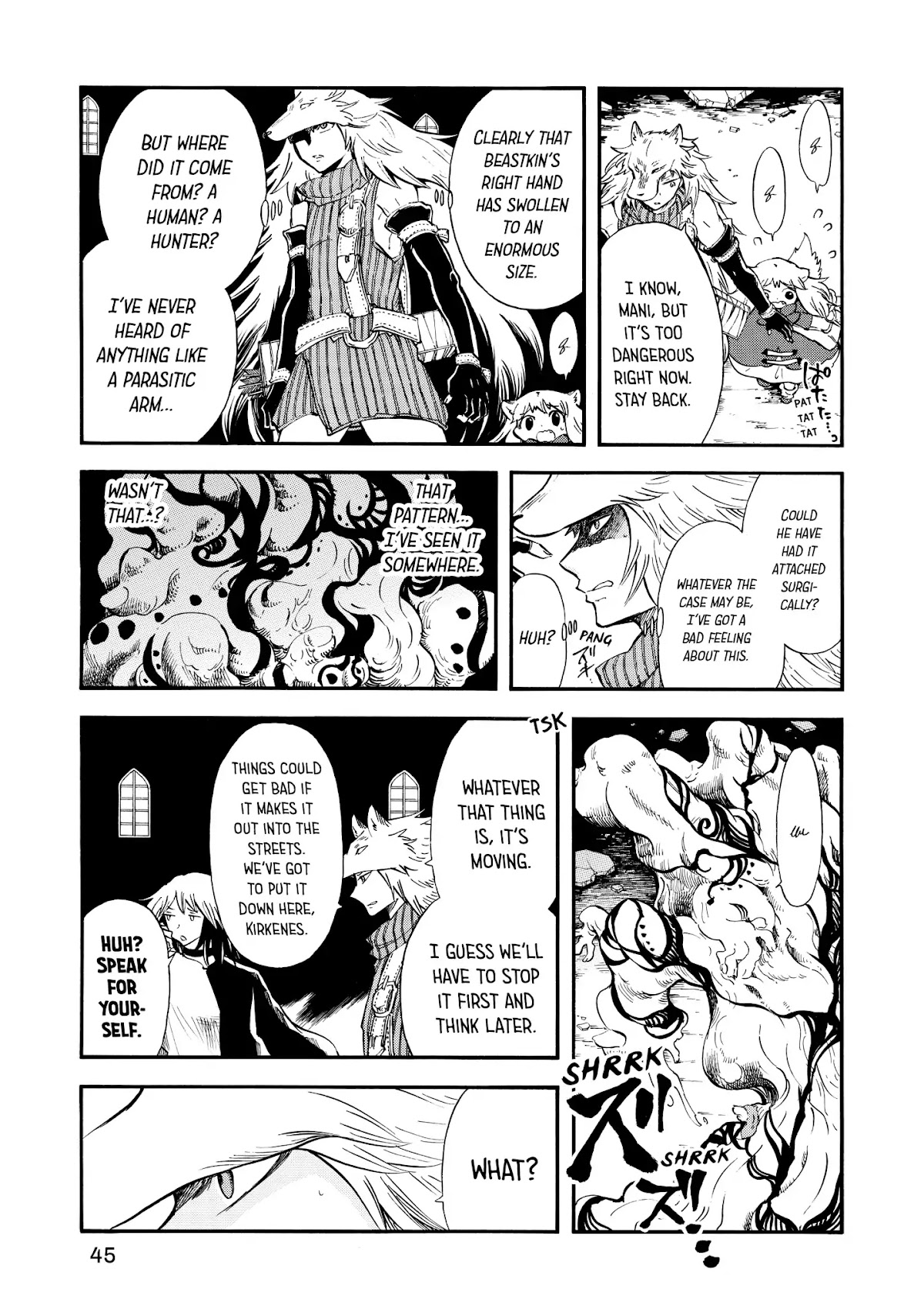 Akazukin no okami deshi Chapter 6 page 5 - Chapter 6: Black Blood Spewing