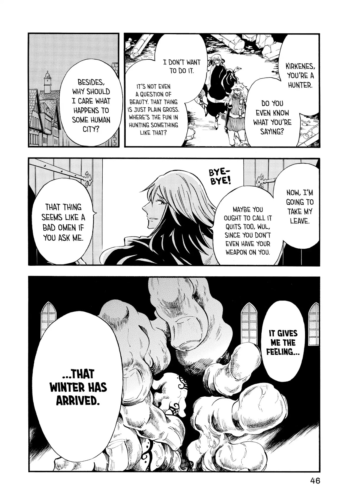 Akazukin no okami deshi Chapter 6 page 6 - Chapter 6: Black Blood Spewing