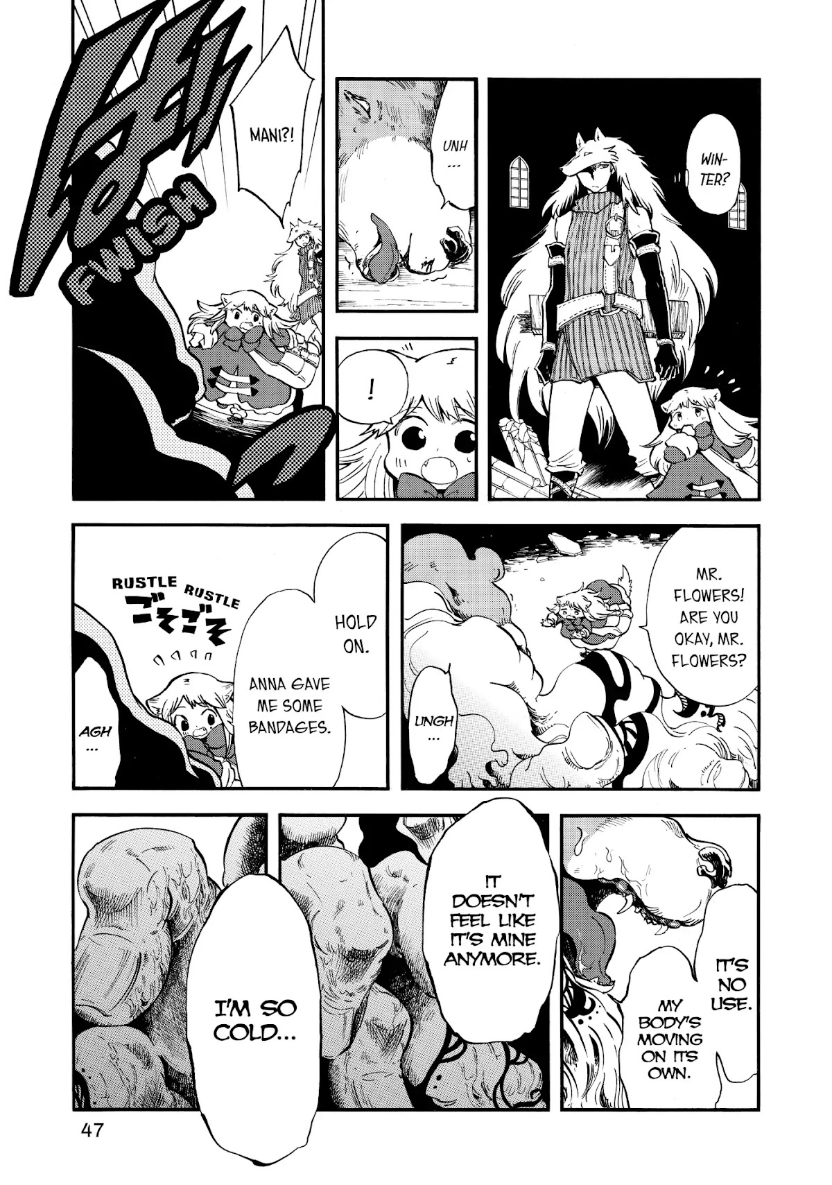 Akazukin no okami deshi Chapter 6 page 7 - Chapter 6: Black Blood Spewing