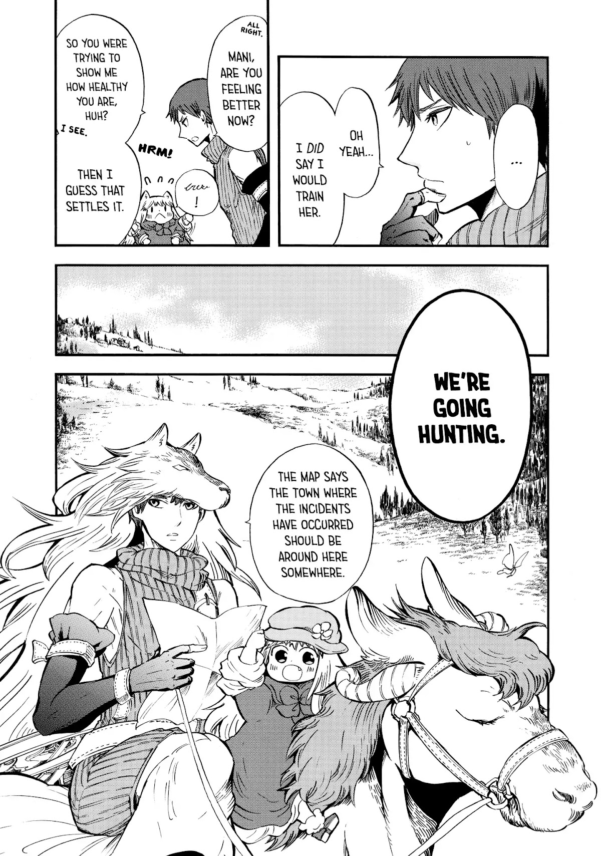 Akazukin no okami deshi Chapter 8 page 21 - Chapter 8: The Song That Crawls around Their Feet