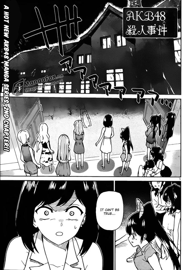 AKB48 Satsujin Jiken Chapter 2 page 2 - Chapter 2