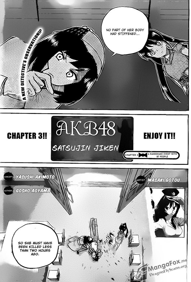 AKB48 Satsujin Jiken Chapter 3 page 2 - Chapter 3