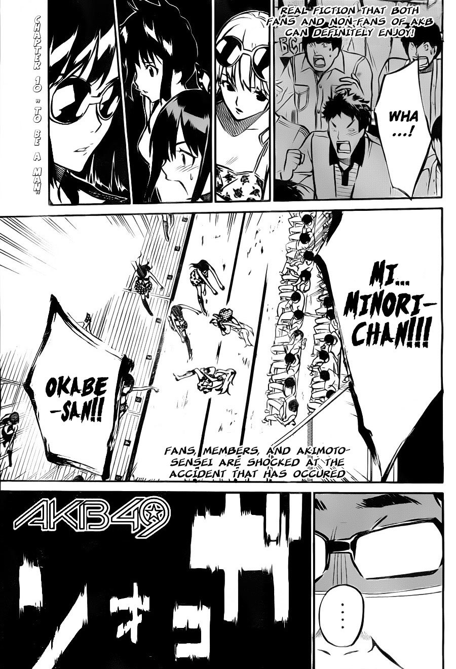 AKB49 - Renai Kinshi Jourei Chapter 10 page 1 - Chapter 10: To Be A Man