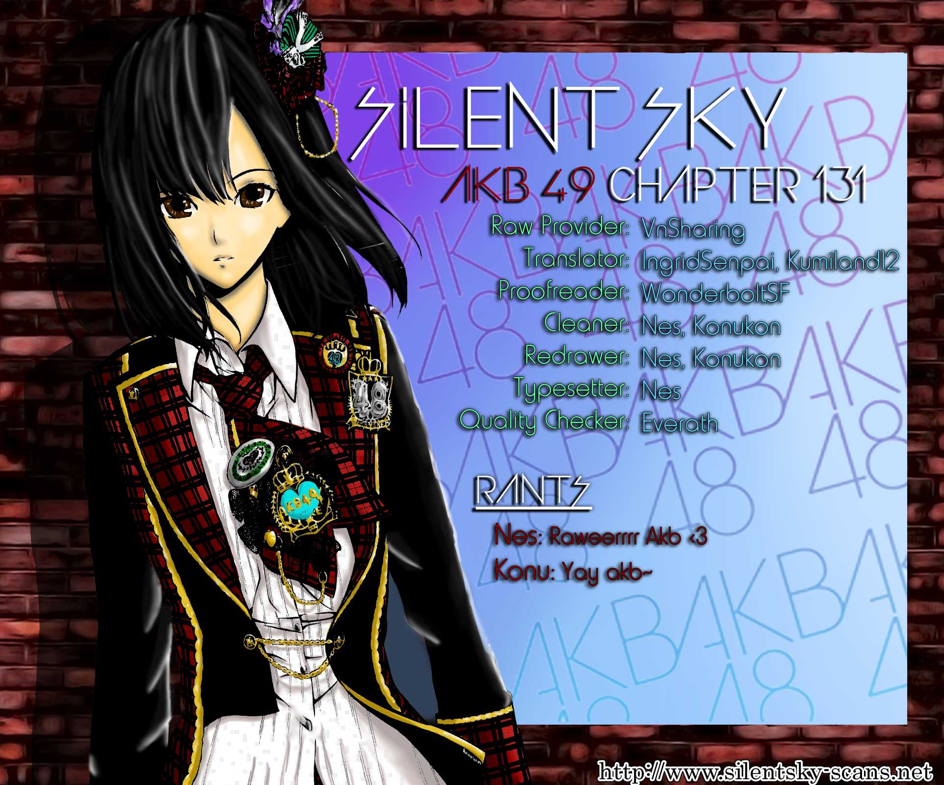 AKB49 - Renai Kinshi Jourei Chapter 131 page 1 - Chapter 131: Center Hiroko