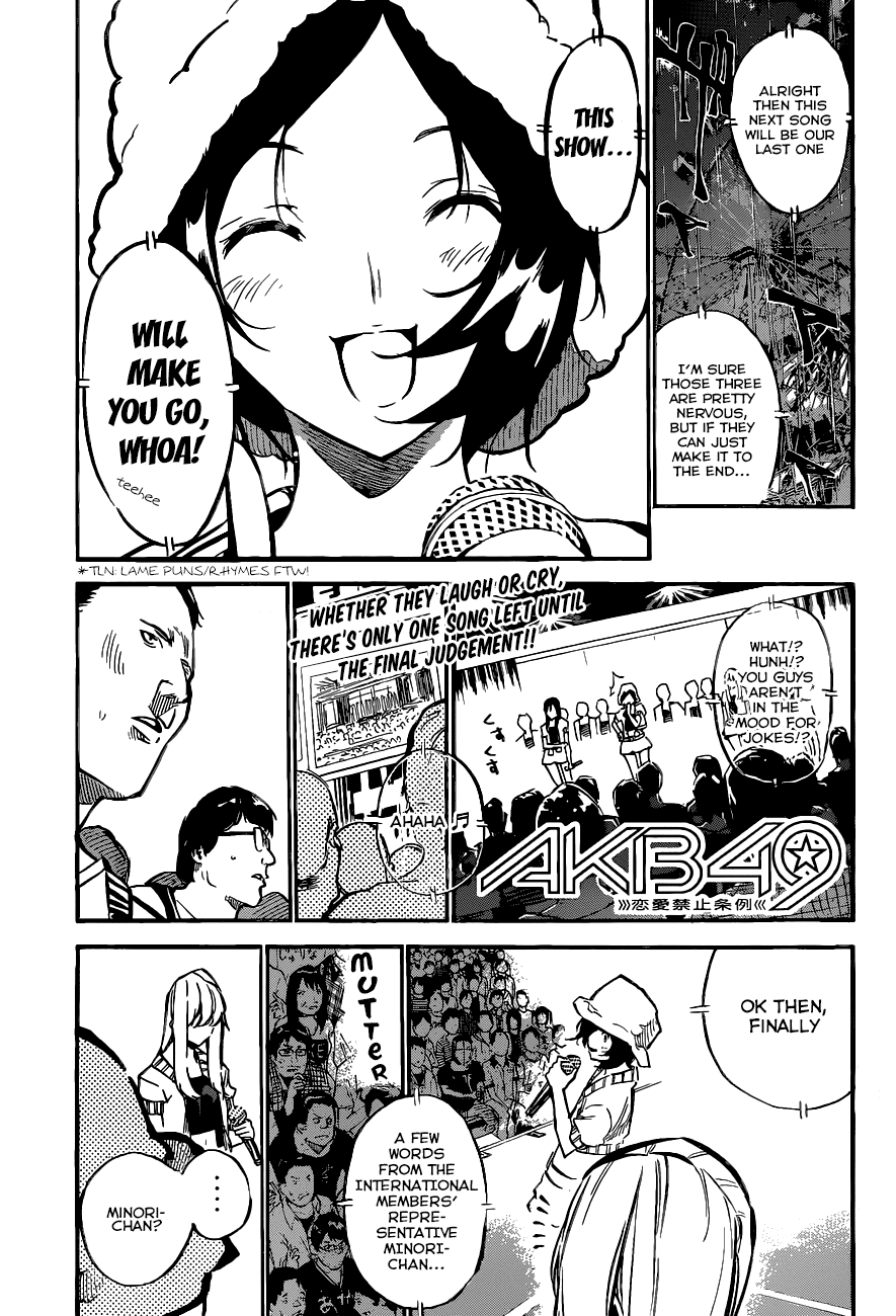 AKB49 - Renai Kinshi Jourei Chapter 136 page 2 - Chapter 136: It's OK