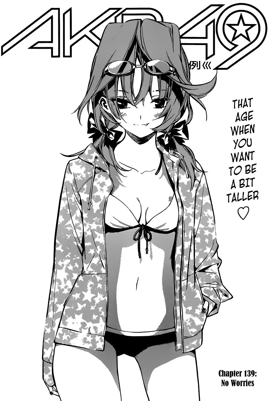 AKB49 - Renai Kinshi Jourei Chapter 139 page 3 - Chapter 139: No Worries