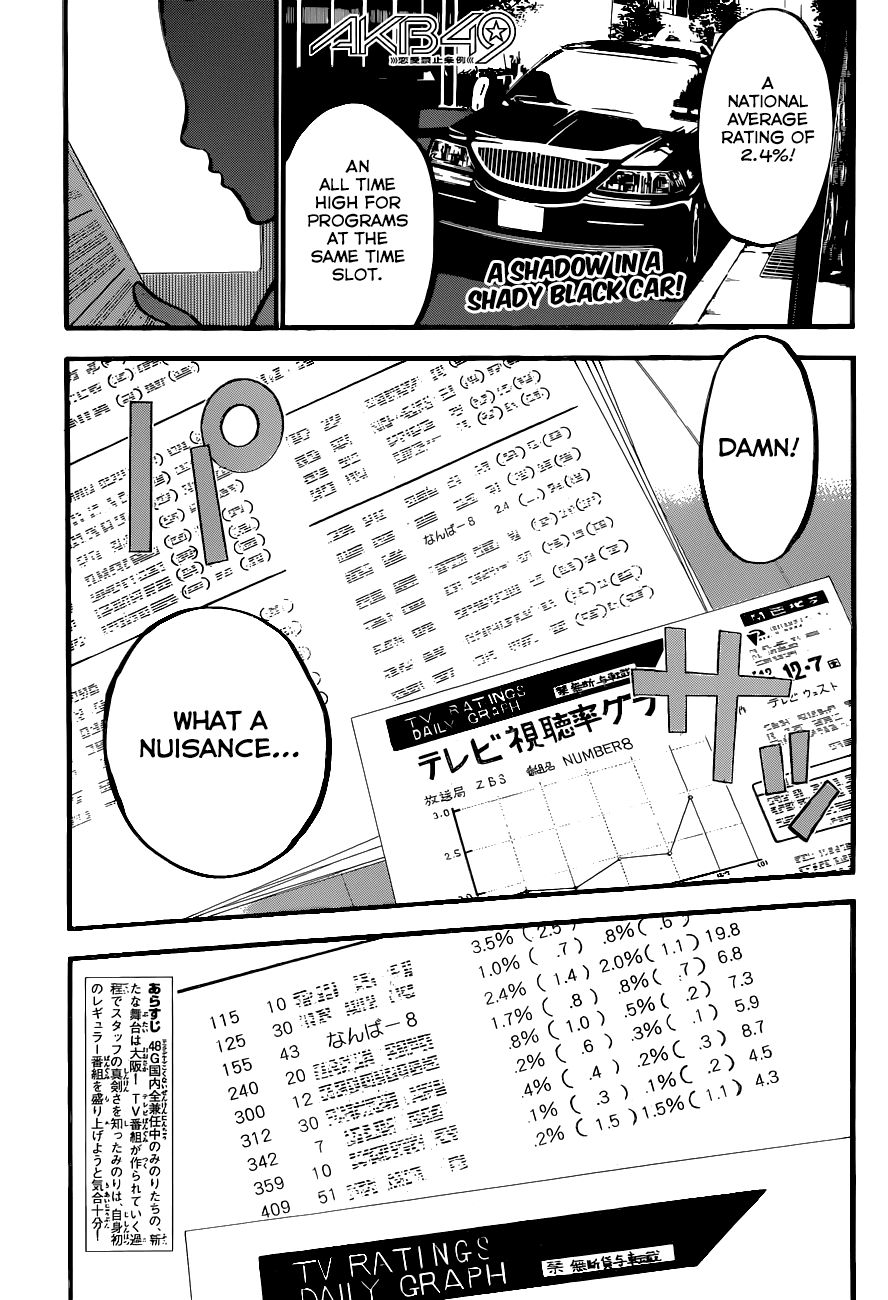 AKB49 - Renai Kinshi Jourei Chapter 146 page 2 - Chapter 146: Dead Air Improvisation