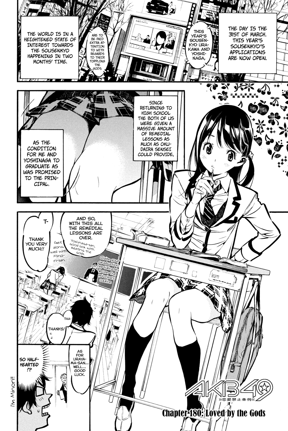 AKB49 - Renai Kinshi Jourei Chapter 180 page 4 - Chapter 180: Loved by the God of Idols