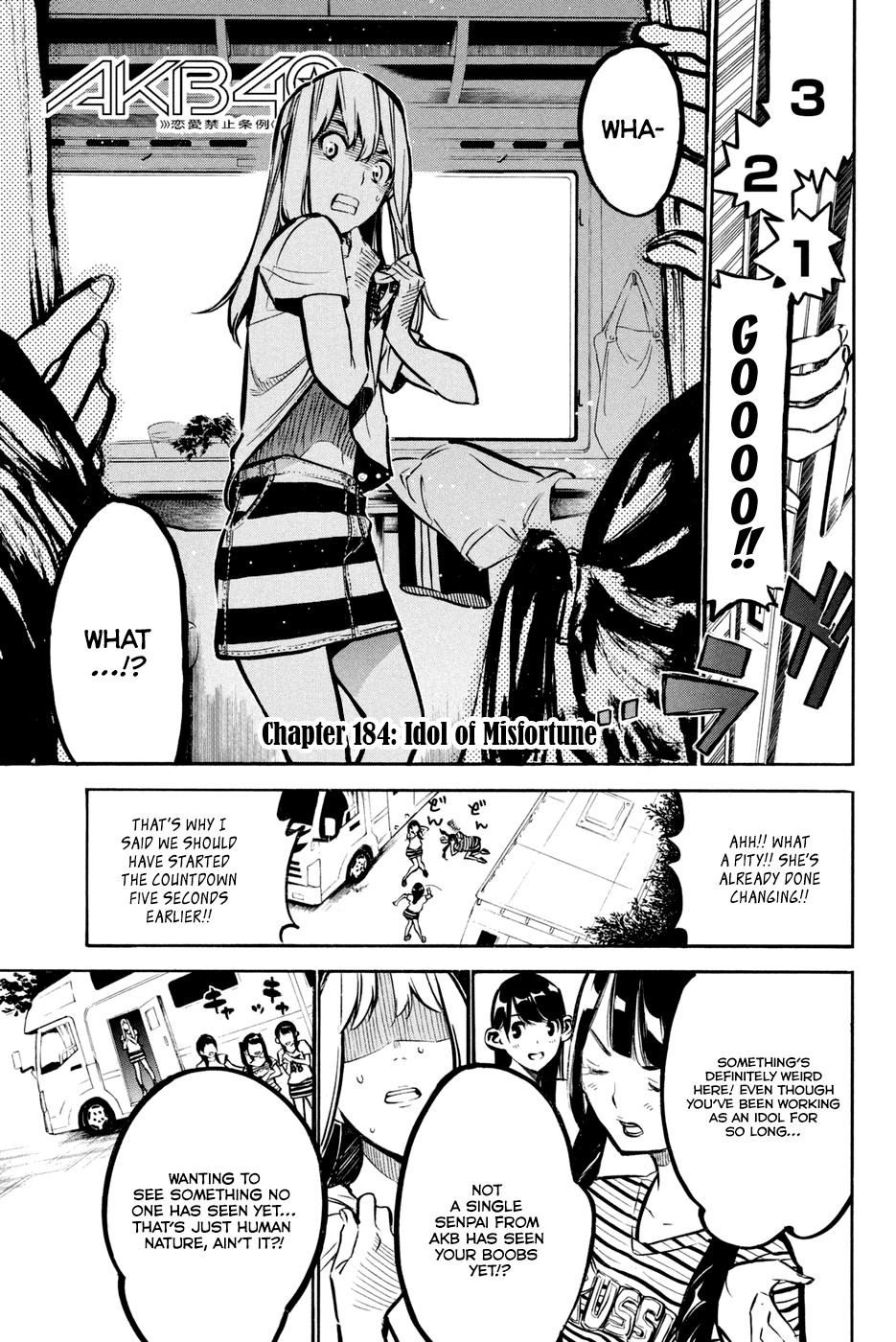AKB49 - Renai Kinshi Jourei Chapter 184 page 3 - Chapter 184: Idol of Misfortune