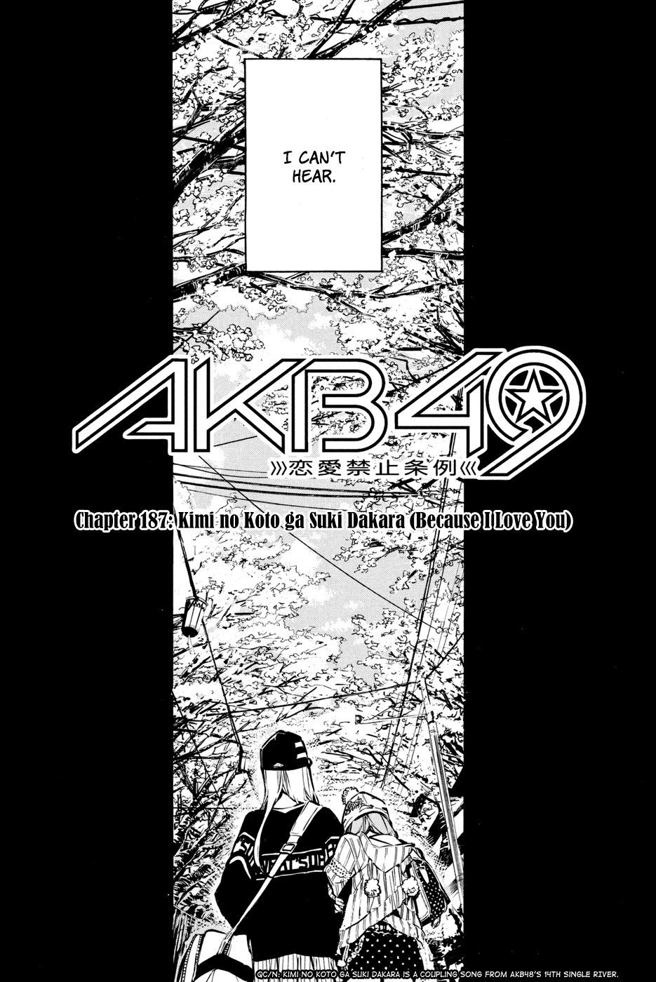 AKB49 - Renai Kinshi Jourei Chapter 187 page 8 - Chapter 187: Kimi no Koto ga Suki Dakara (Because I Love You)