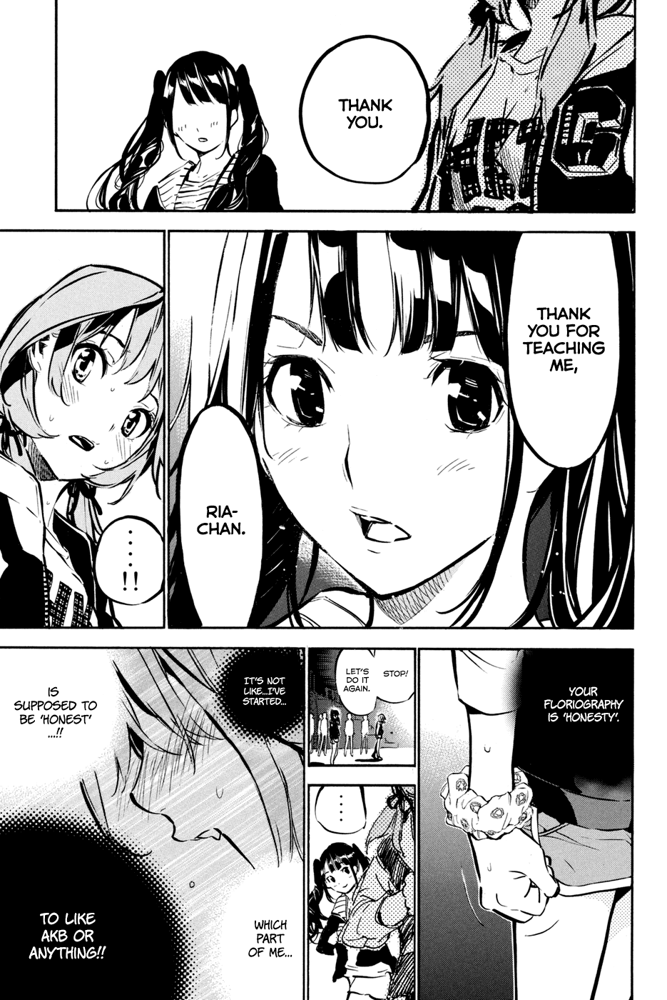 AKB49 - Renai Kinshi Jourei Chapter 188 page 19 - Chapter 188: Its Floriography is "Full of Lies"