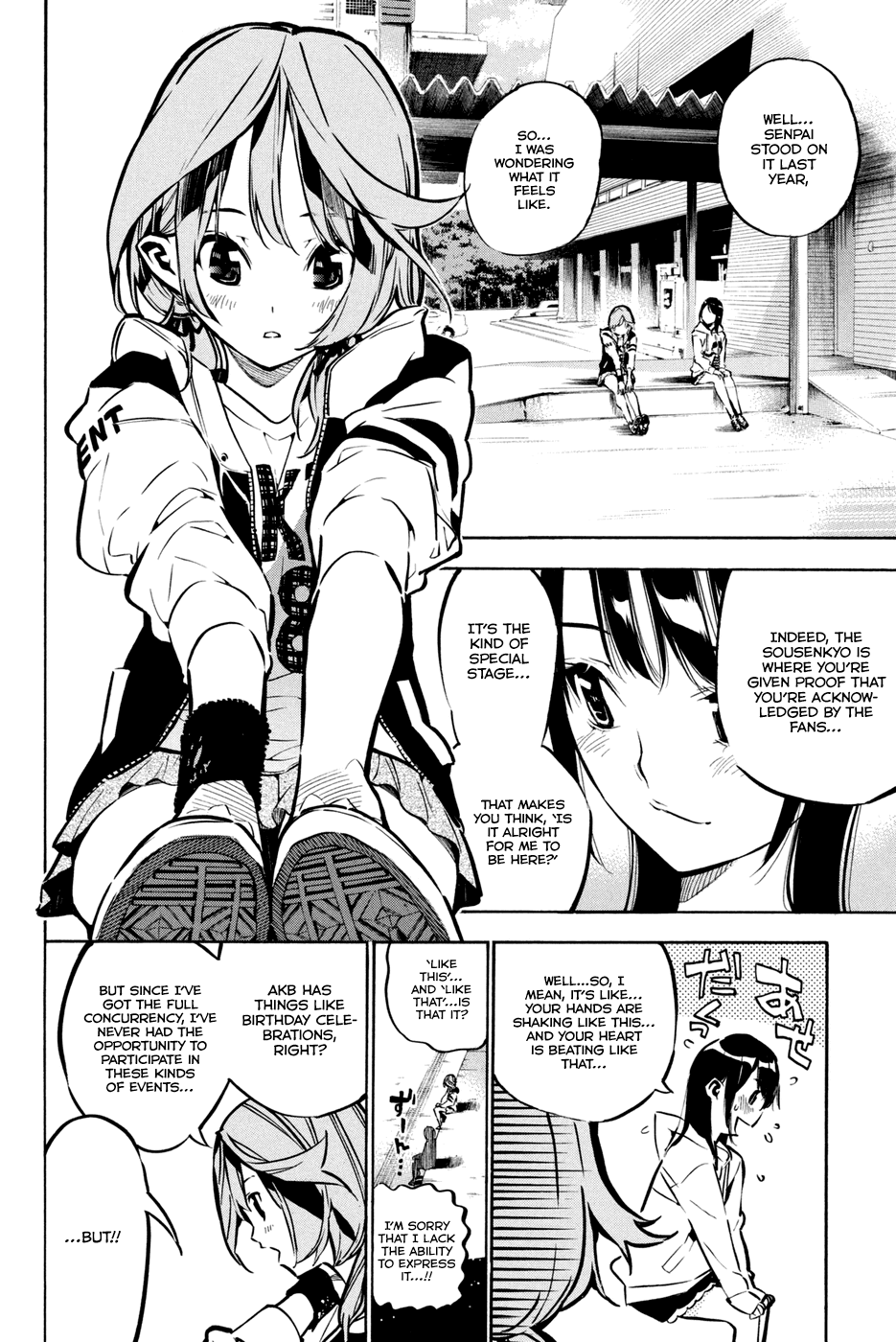 AKB49 - Renai Kinshi Jourei Chapter 188 page 4 - Chapter 188: Its Floriography is "Full of Lies"