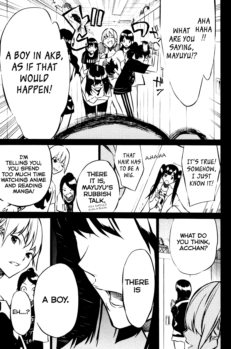 AKB49 - Renai Kinshi Jourei Chapter 19 page 5 - Chapter 19: Boy, Girl, Boy, Boy, Girl?
