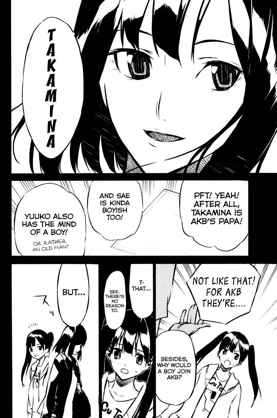 AKB49 - Renai Kinshi Jourei Chapter 19 page 6 - Chapter 19: Boy, Girl, Boy, Boy, Girl?