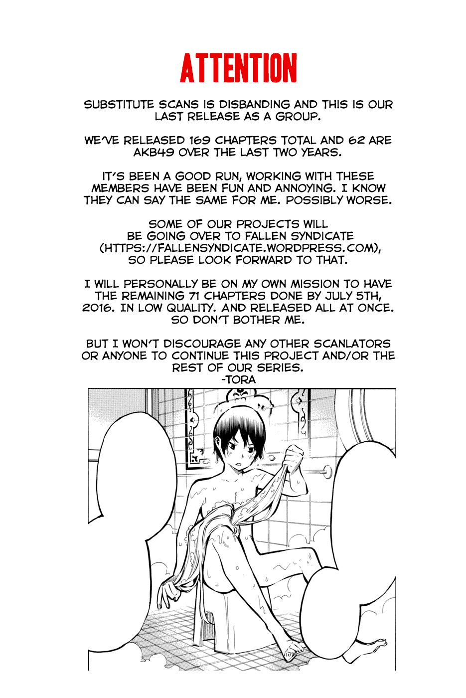 AKB49 - Renai Kinshi Jourei Chapter 192 page 23 - Chapter 192: A Prompt Report