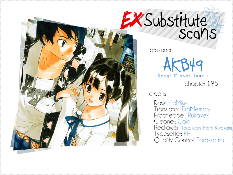 AKB49 - Renai Kinshi Jourei Chapter 195 page 1 - Chapter 195: I Love You
