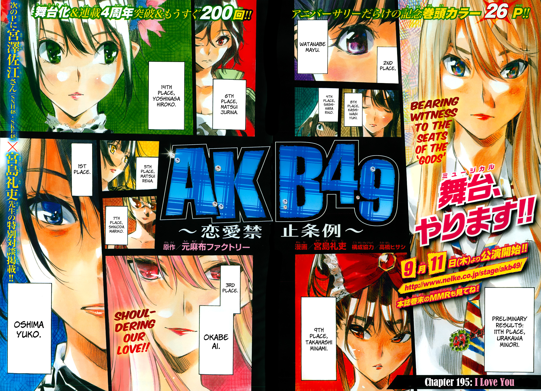 AKB49 - Renai Kinshi Jourei Chapter 195 page 2 - Chapter 195: I Love You
