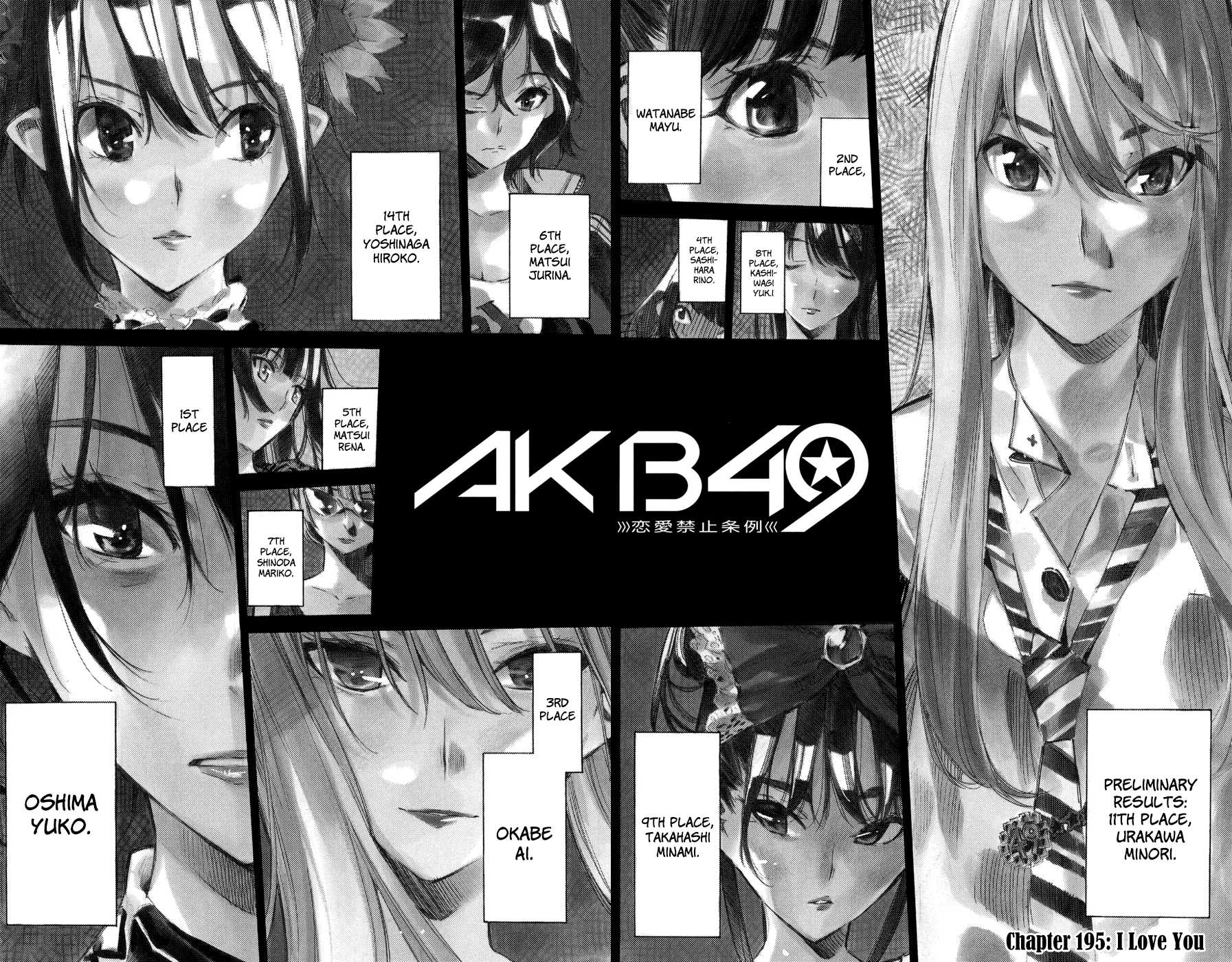 AKB49 - Renai Kinshi Jourei Chapter 195 page 3 - Chapter 195: I Love You
