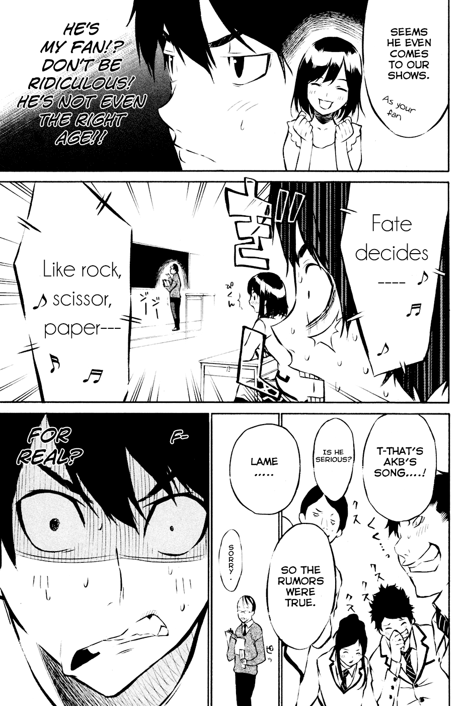 AKB49 - Renai Kinshi Jourei Chapter 22 page 9 - Chapter 22: Minori Fan