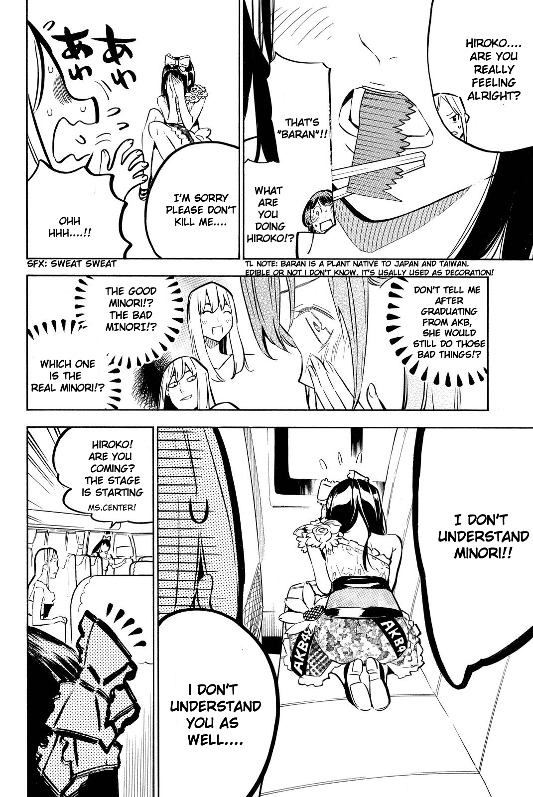 AKB49 - Renai Kinshi Jourei Chapter 229 page 15 - Chapter 229: Yoshinaga Worries