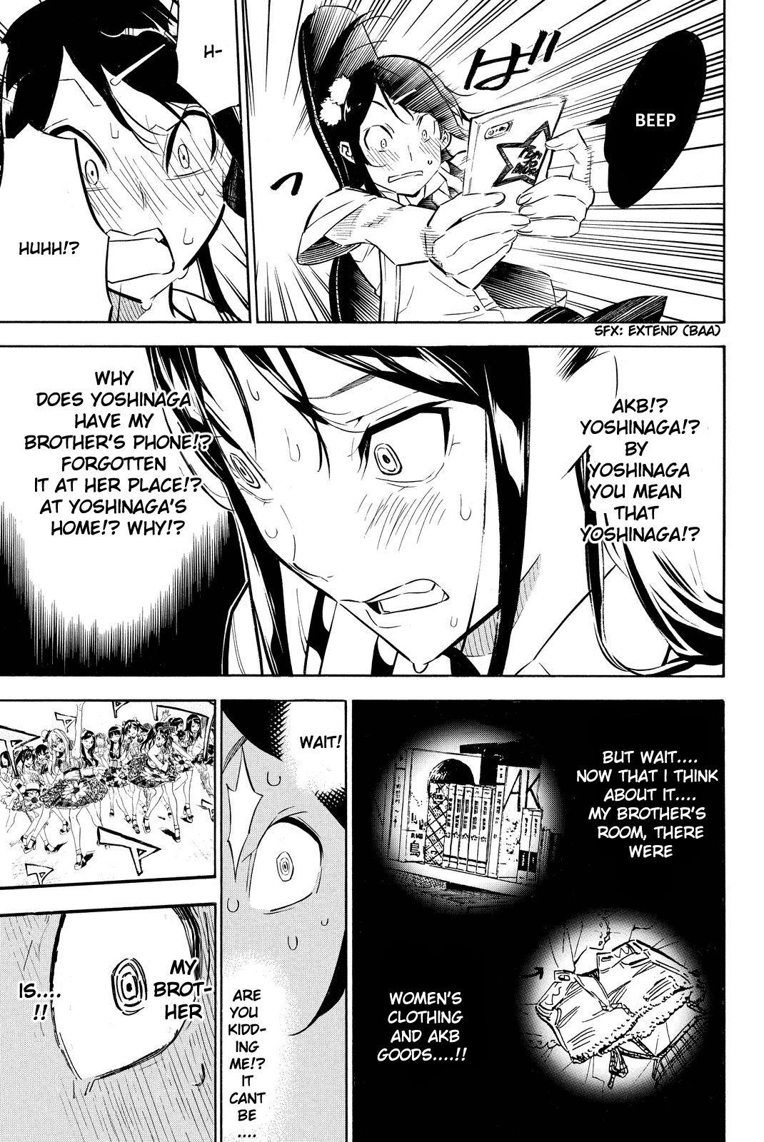 AKB49 - Renai Kinshi Jourei Chapter 229 page 8 - Chapter 229: Yoshinaga Worries