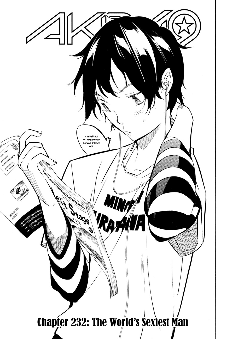 AKB49 - Renai Kinshi Jourei Chapter 232 page 4 - Chapter 232: The World's Sexiest Man