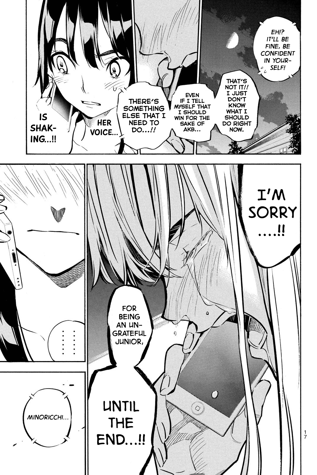 AKB49 - Renai Kinshi Jourei Chapter 244 page 18 - Chapter 244: Because you were there for me