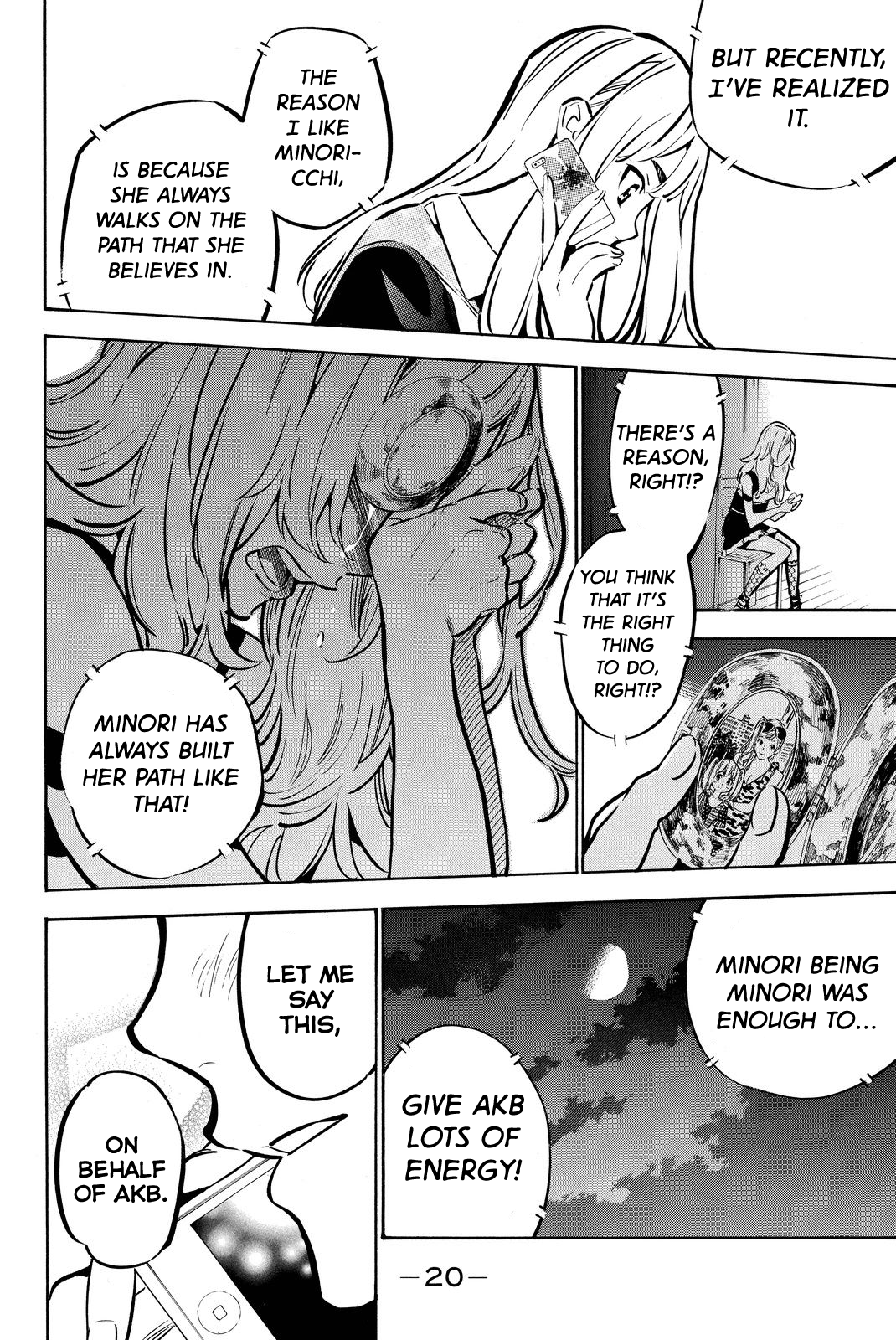 AKB49 - Renai Kinshi Jourei Chapter 244 page 20 - Chapter 244: Because you were there for me