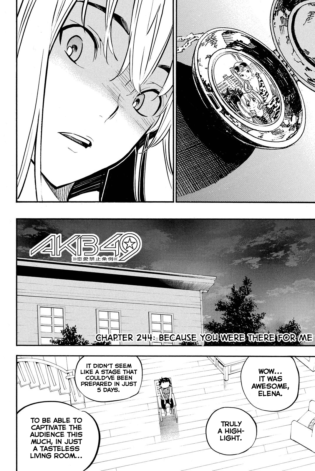 AKB49 - Renai Kinshi Jourei Chapter 244 page 5 - Chapter 244: Because you were there for me