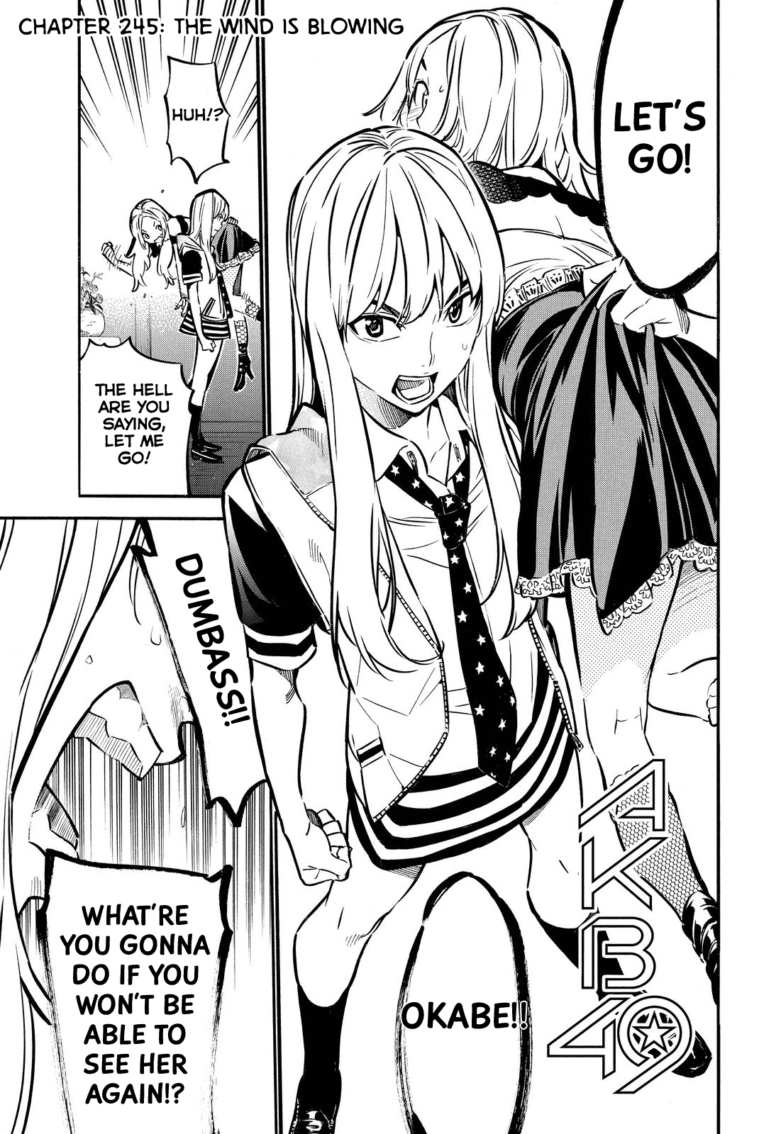 AKB49 - Renai Kinshi Jourei Chapter 245 page 1 - Chapter 245: The Wind is Blowing