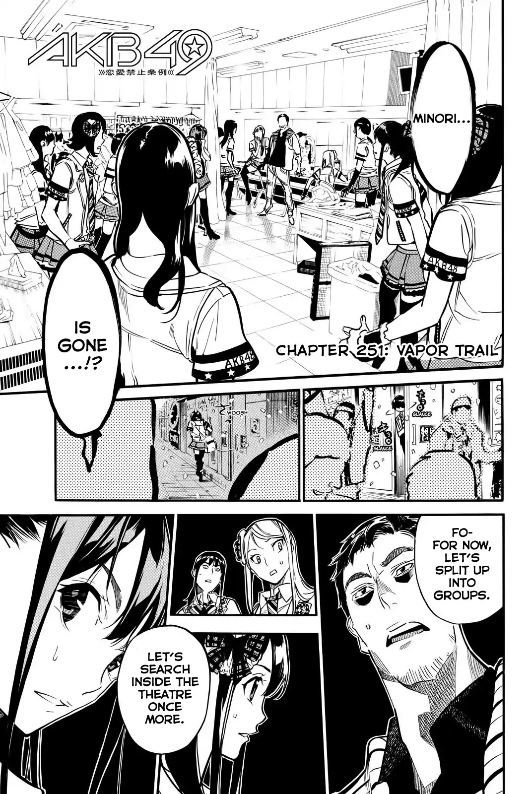 AKB49 - Renai Kinshi Jourei Chapter 251 page 1 - Chapter 251: Vapor Trail