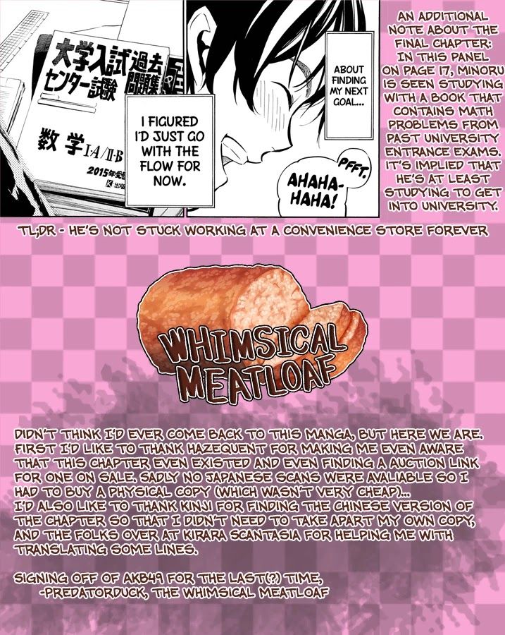 AKB49 - Renai Kinshi Jourei Chapter 262.5 page 34 - Chapter 262.5: Takahashi Minami - Graduation Story - [Pioneer]