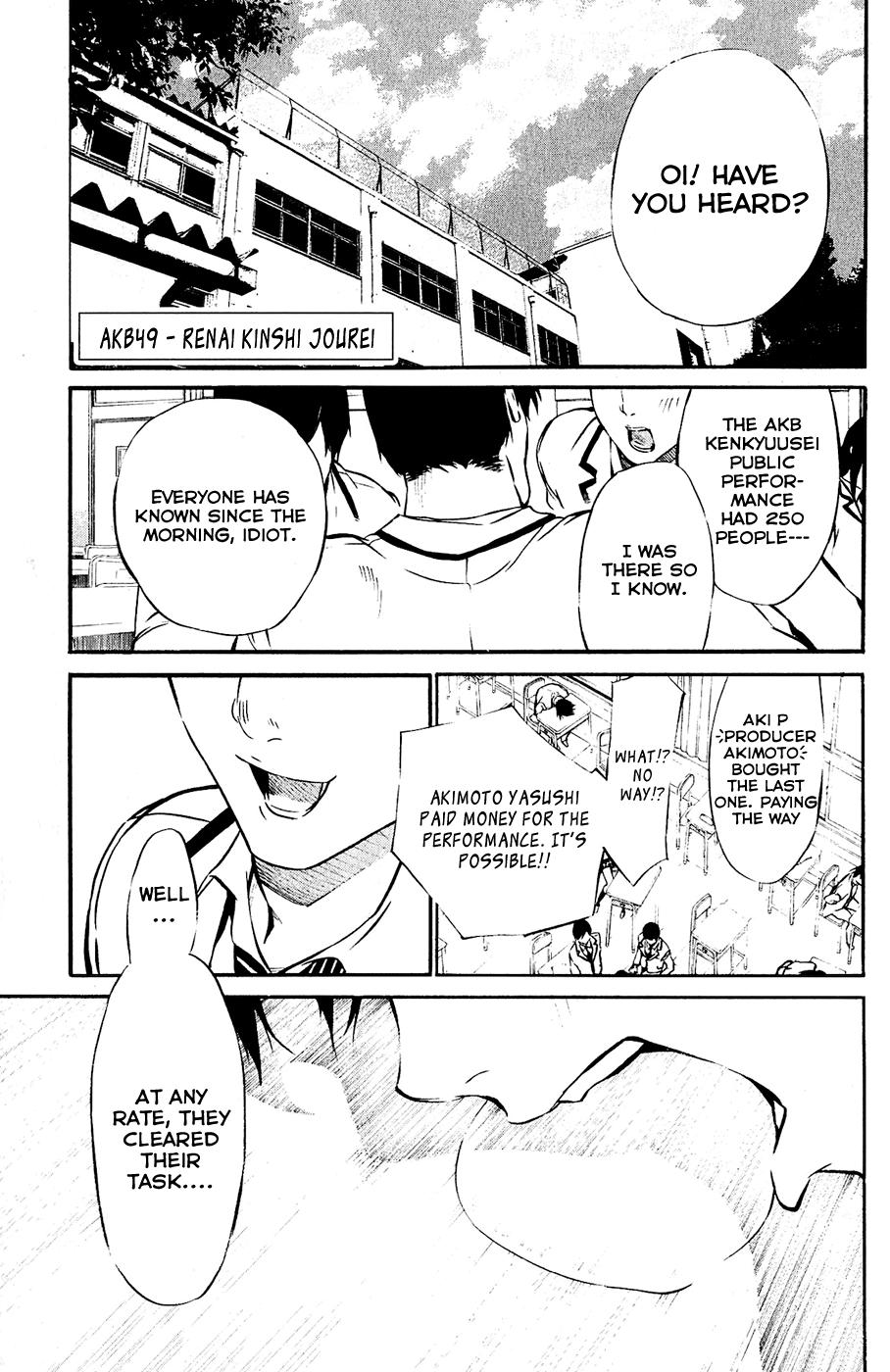 AKB49 - Renai Kinshi Jourei Chapter 38 page 3 - Chapter 38: Date!?