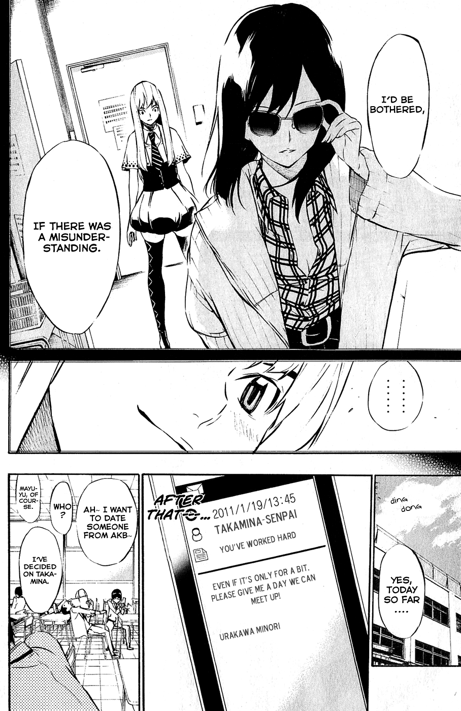 AKB49 - Renai Kinshi Jourei Chapter 38 page 6 - Chapter 38: Date!?