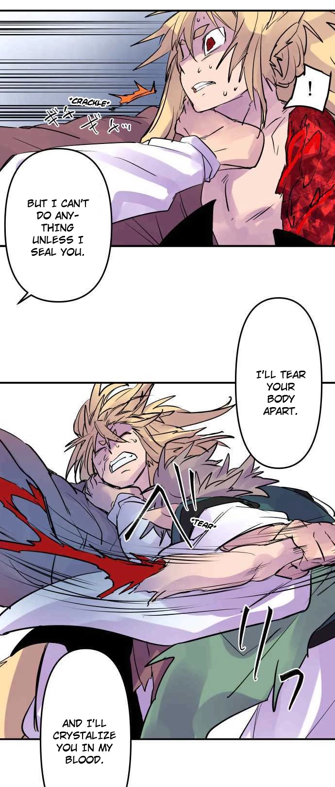 Ake no Tobari Chapter 247 page 22 - Chapter 247: What are demons made of?