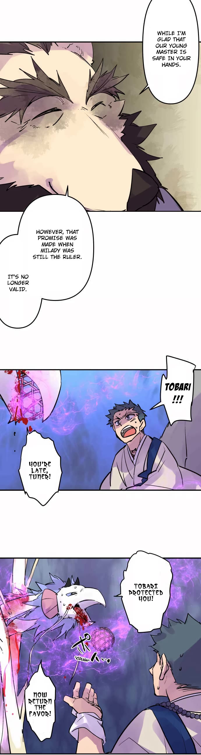 Ake no Tobari Chapter 302 page 10 - Chapter 302: Dragon Children (12)