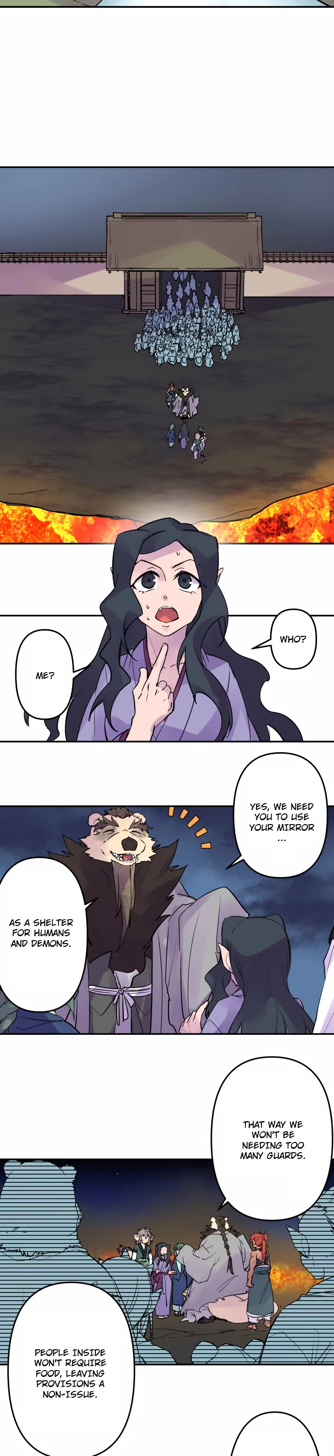 Ake no Tobari Chapter 327 page 13 - Chapter 327: Shelter