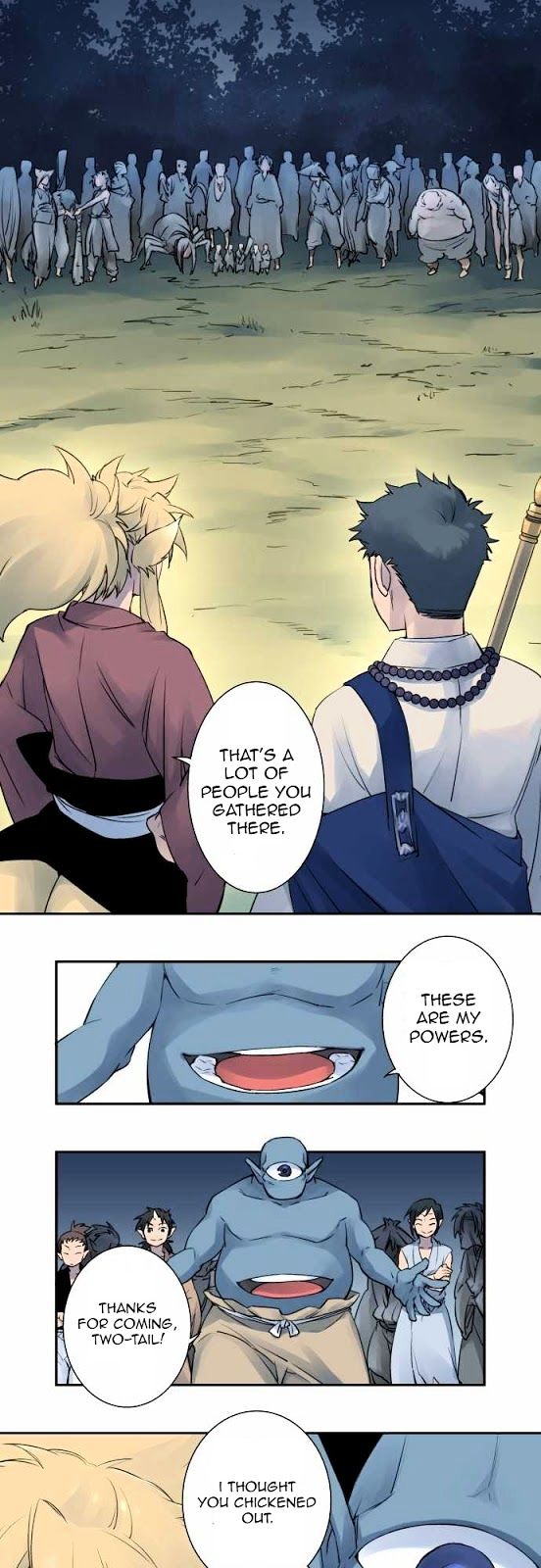 Ake no Tobari Chapter 4 page 2 - Chapter 4 : Yokai Leader of Mountain Shinonome (Second Part)