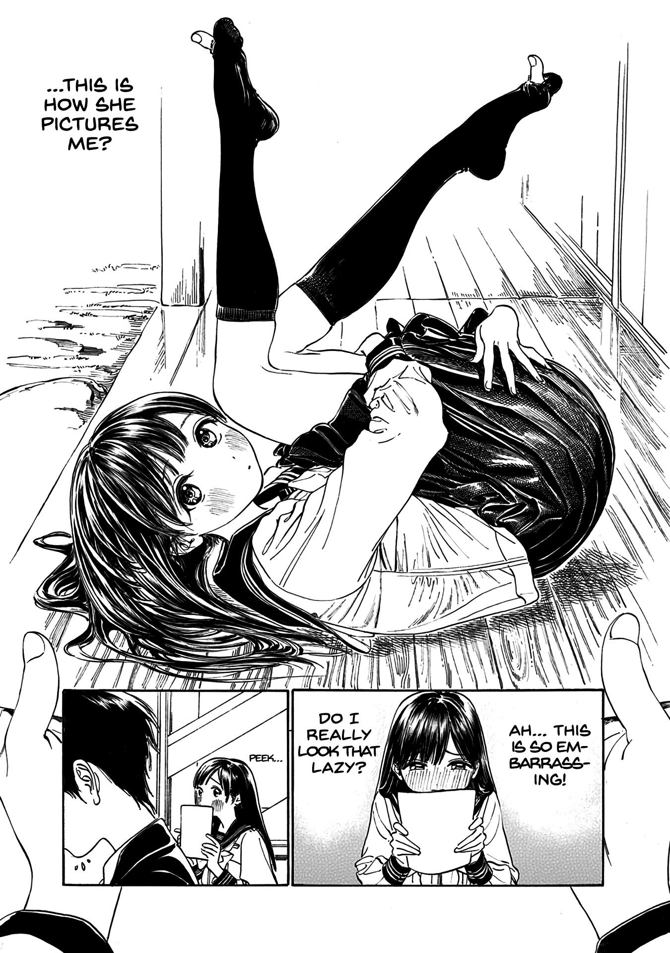 Akebi-chan no Sailor Fuku Chapter 13.1 page 9 - Chapter 13.1: Side A