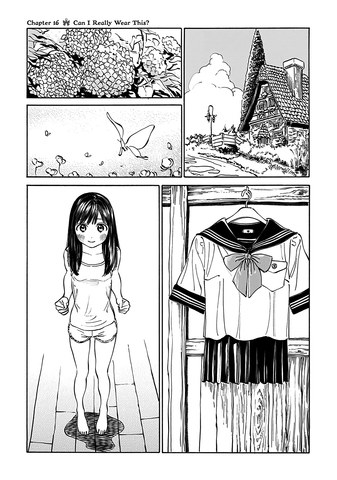 Akebi-chan no Sailor Fuku Chapter 16 page 1 - Chapter 16: Can I Really Wear This?