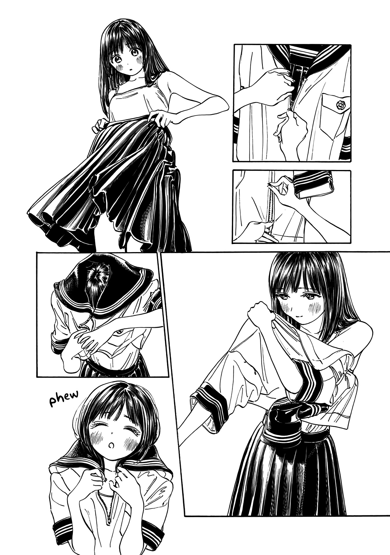 Akebi-chan no Sailor Fuku Chapter 16 page 5 - Chapter 16: Can I Really Wear This?