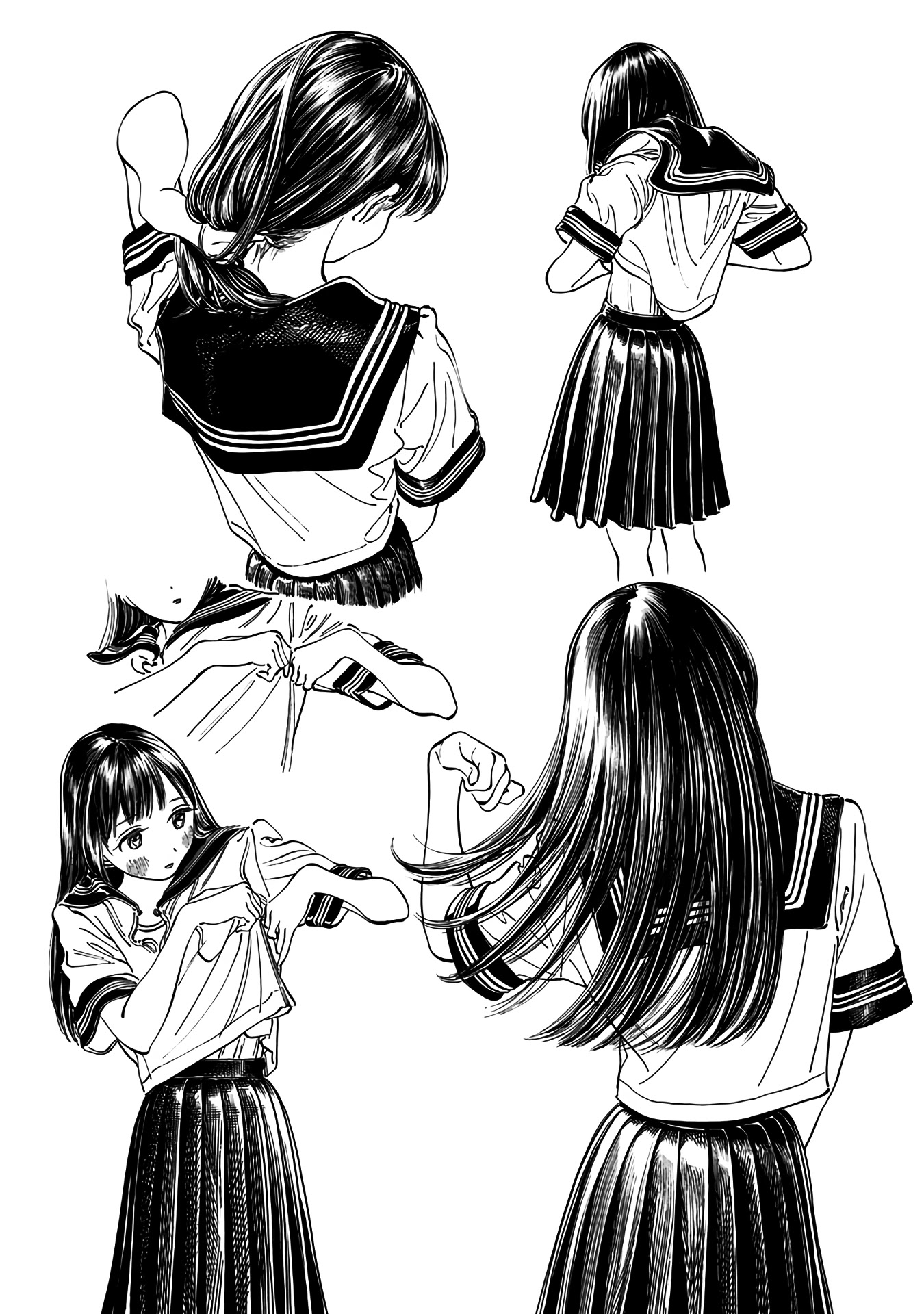 Akebi-chan no Sailor Fuku Chapter 16 page 6 - Chapter 16: Can I Really Wear This?