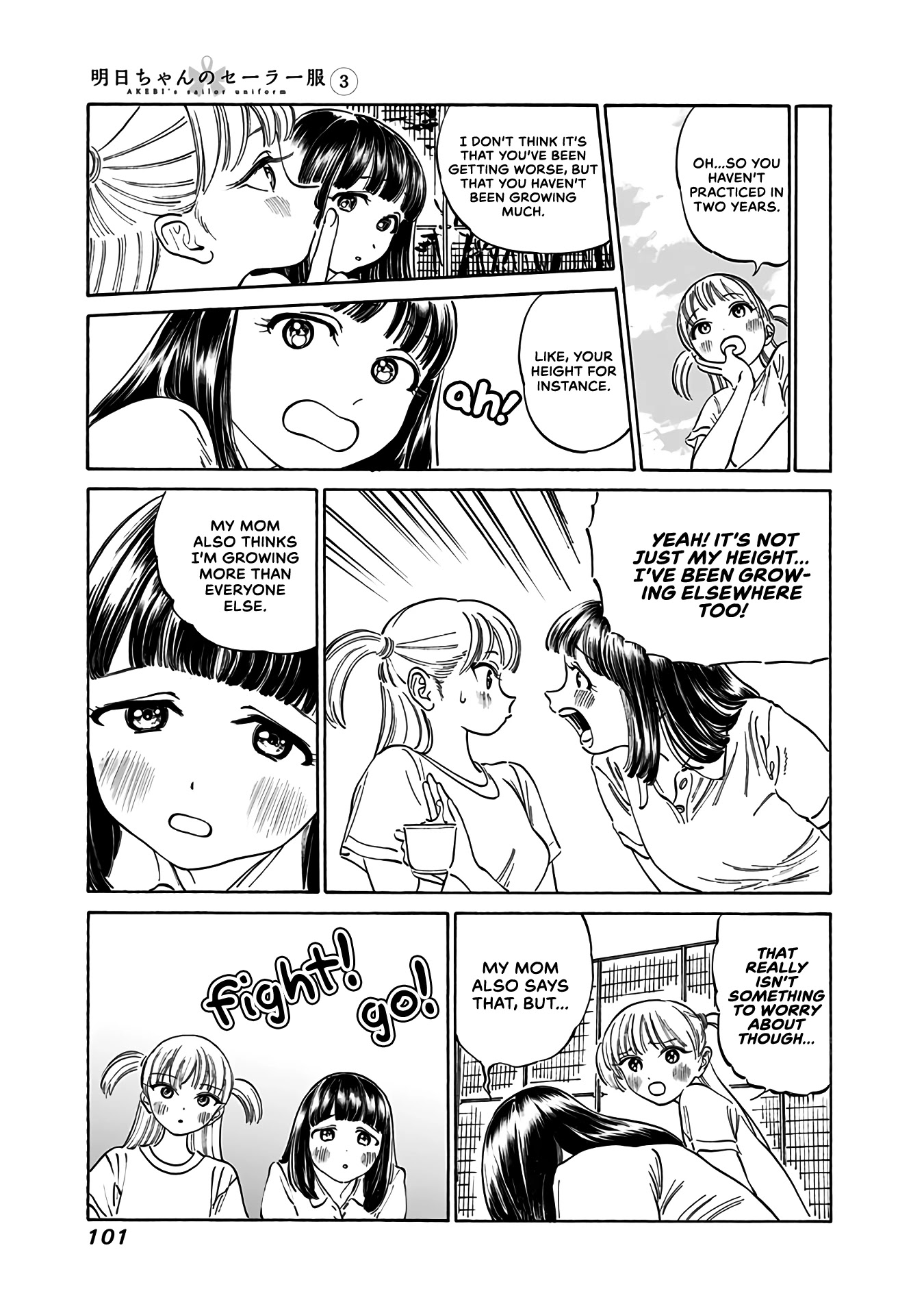 Akebi-chan no Sailor Fuku Chapter 17 page 7 - Chapter 17: Here, Your Pompoms.